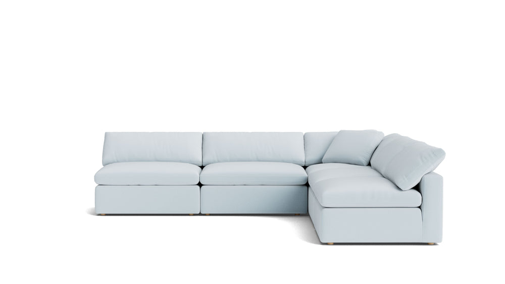 Movie Night™ Seccional modular abierto de 5 piezas, grande, Brie