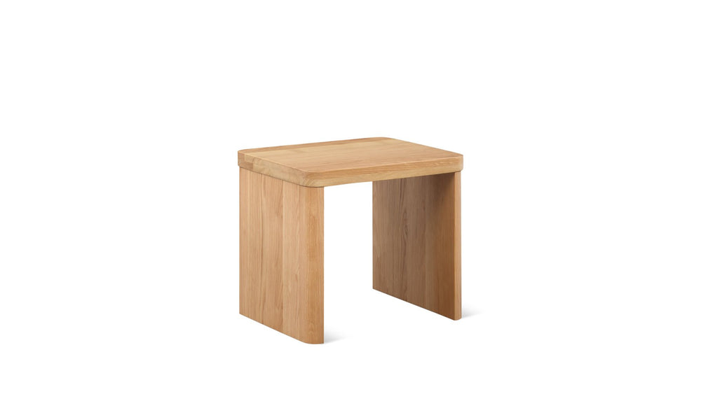 Mesa auxiliar Form, roble