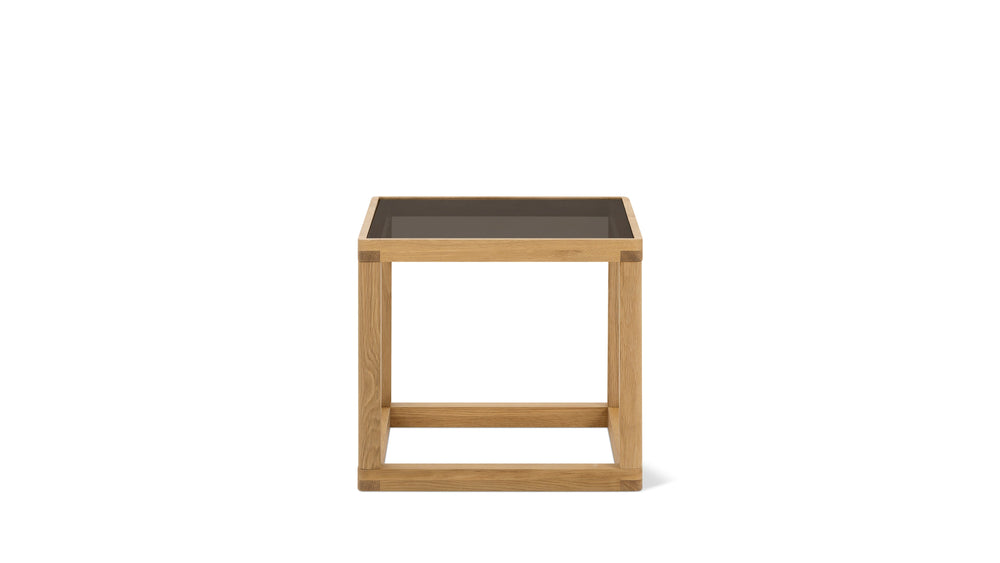 Mesa auxiliar Glimpse, roble blanco