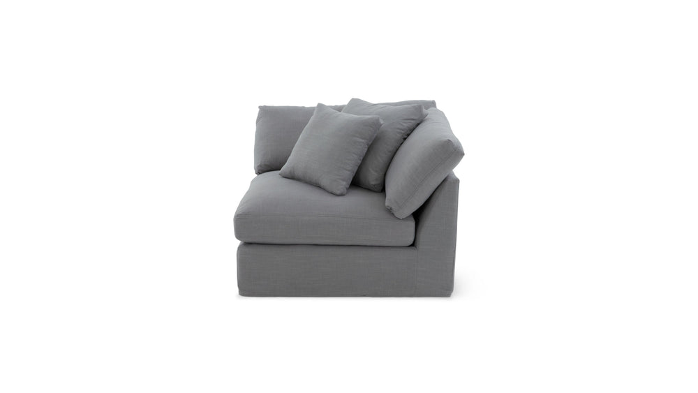 Funda - Get Together™ Corner Chair, Grande, Blanco lunar (izquierda o derecha)