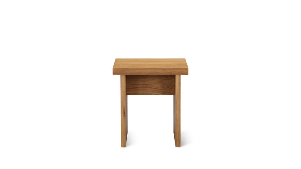Taburete Plane, roble