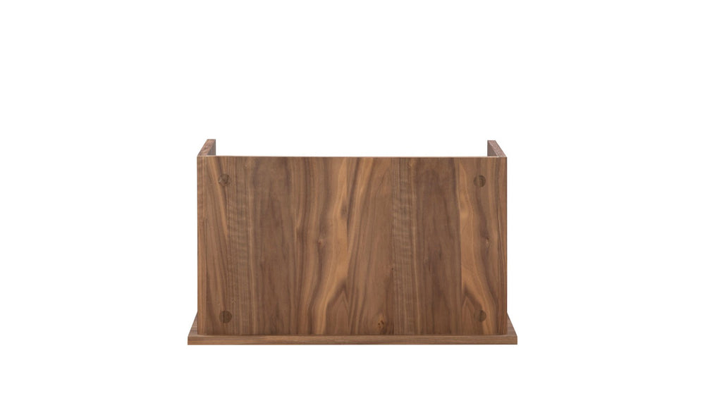 Keep Stacking Storage System, abierto, nogal