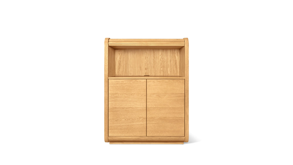 Gabinete extraíble, roble blanco