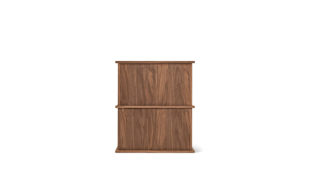 Keep Stacking Storage System 2 piezas, cerrado, nogal
