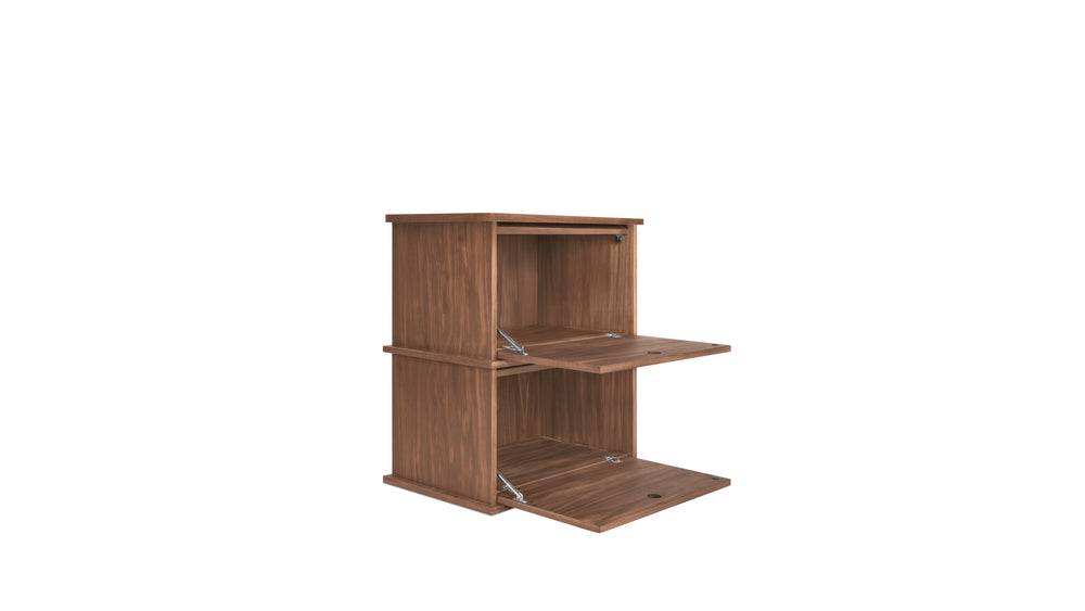 Keep Stacking Storage System 2 piezas, cerrado, nogal
