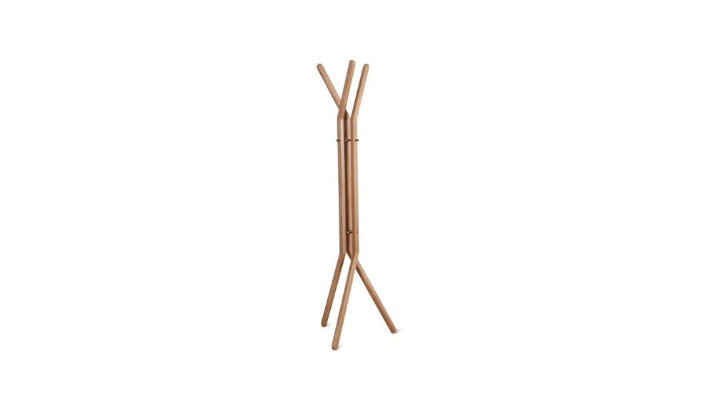 Perchero Unwind, roble teñido