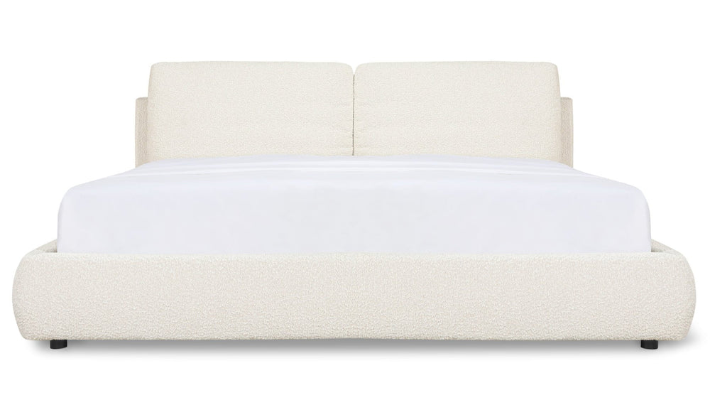 Cloud Bed, King, bouclé crema