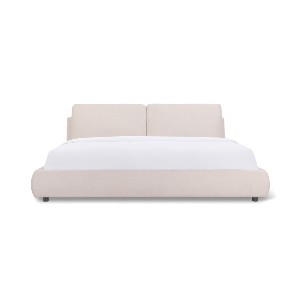 Cama Cloud con almacenamiento, King, Latte