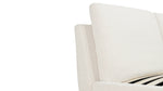 Cama Cloud con almacenamiento, King, bouclé crema