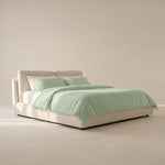 Cama Cloud con almacenamiento, King, bouclé crema