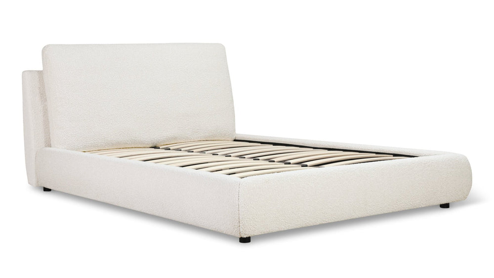 Cloud Bed, Matrimonial, bouclé crema