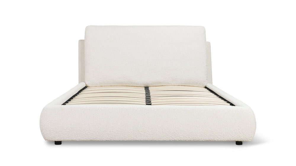 Cloud Bed, Matrimonial, bouclé crema