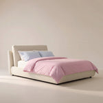 Cloud Bed, Matrimonial, bouclé crema