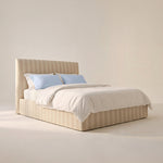 Cama Wave con almacenamiento, Queen, Dover Stripe