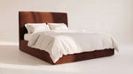 Cama con almacenamiento Wave, Queen, Caramelo