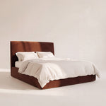 Cama con almacenamiento Wave, Queen, Caramelo