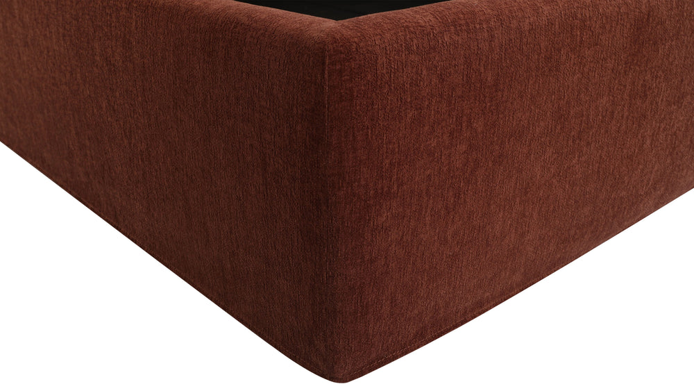 Cama con almacenamiento Wave, King, Caramelo