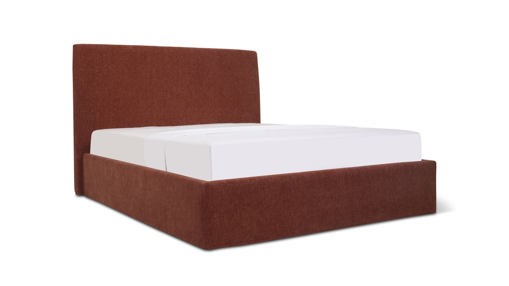 Cama con almacenamiento Wave, King, Caramelo