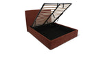 Cama con almacenamiento Wave, King, Caramelo