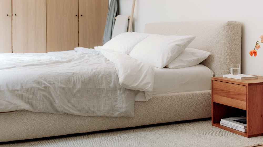 Cama Dream, Queen, bouclé crema