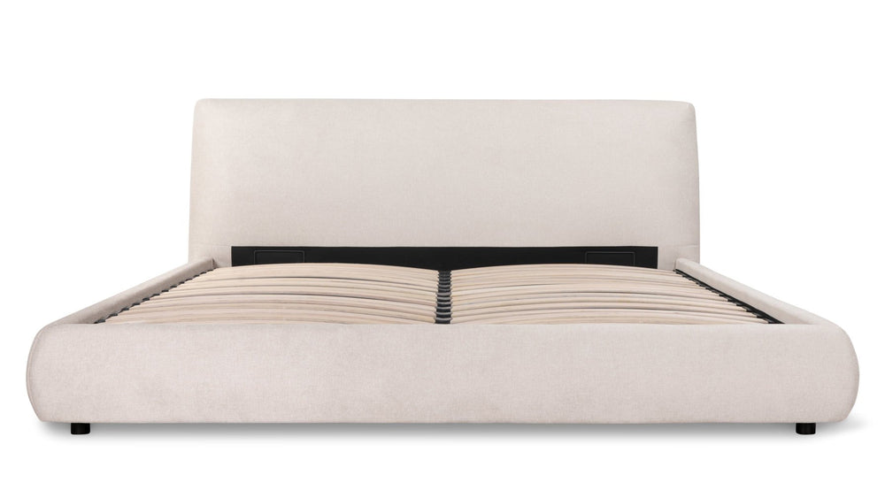 Cama con almacenamiento Dream, King, Latte