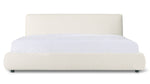 Cama con almacenamiento Dream, King, bouclé crema