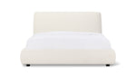 Cama con almacenamiento Dream, matrimonial, bouclé crema