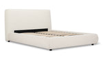 Cama con almacenamiento Dream, matrimonial, bouclé crema