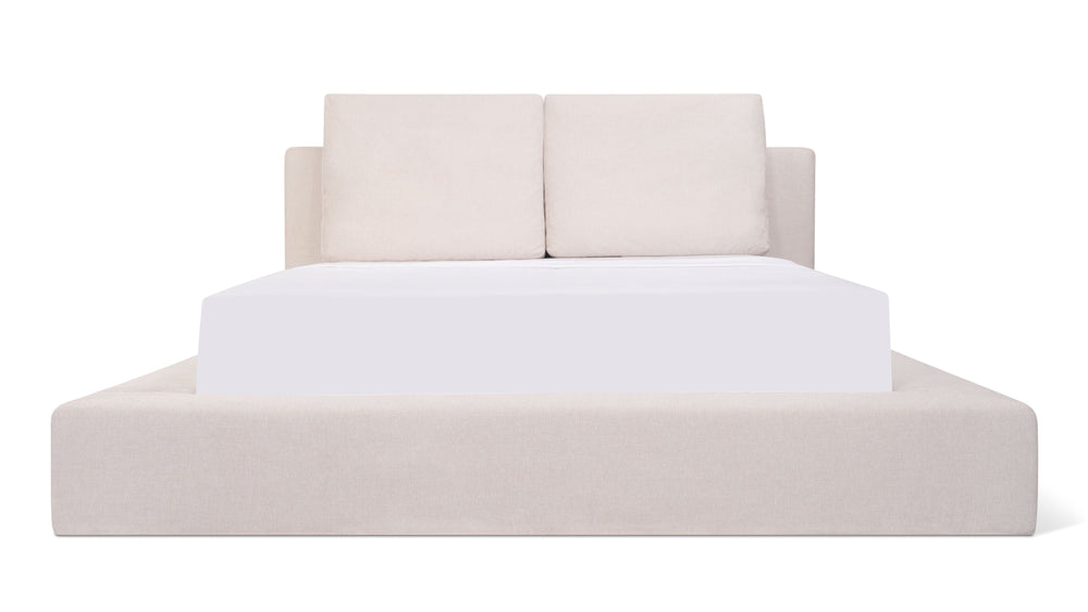 Cama con almacenamiento Movie Night™, King, Latte