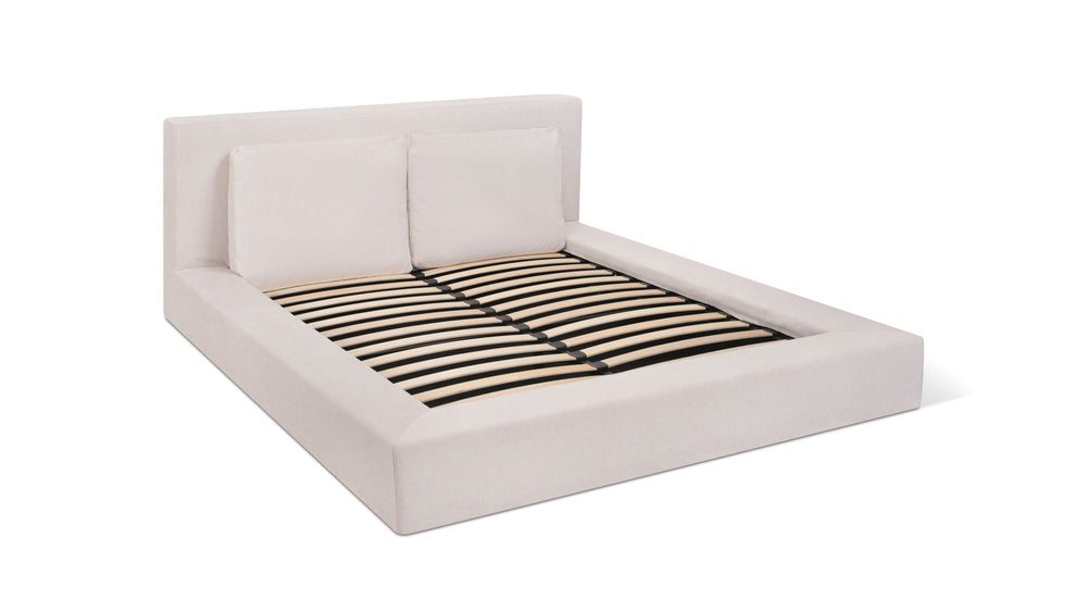 Cama con almacenamiento Movie Night™, King, Latte