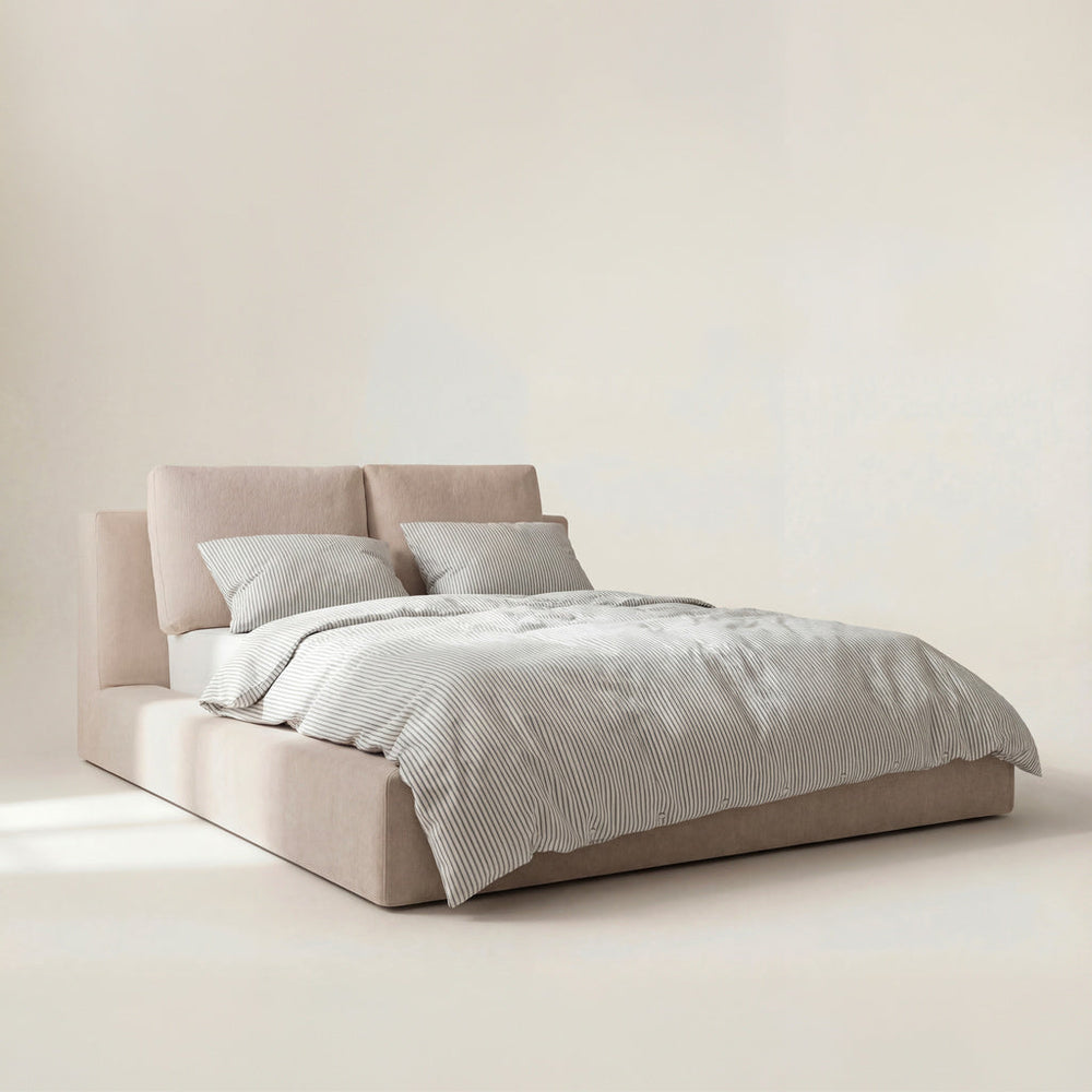 Cama con almacenamiento Movie Night™, King, Latte