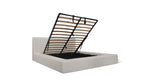 Movie Night™ Cama con almacenamiento, King, Carmel Check