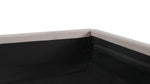 Cama Dream con almacenamiento y cabecera alta, King, color latte