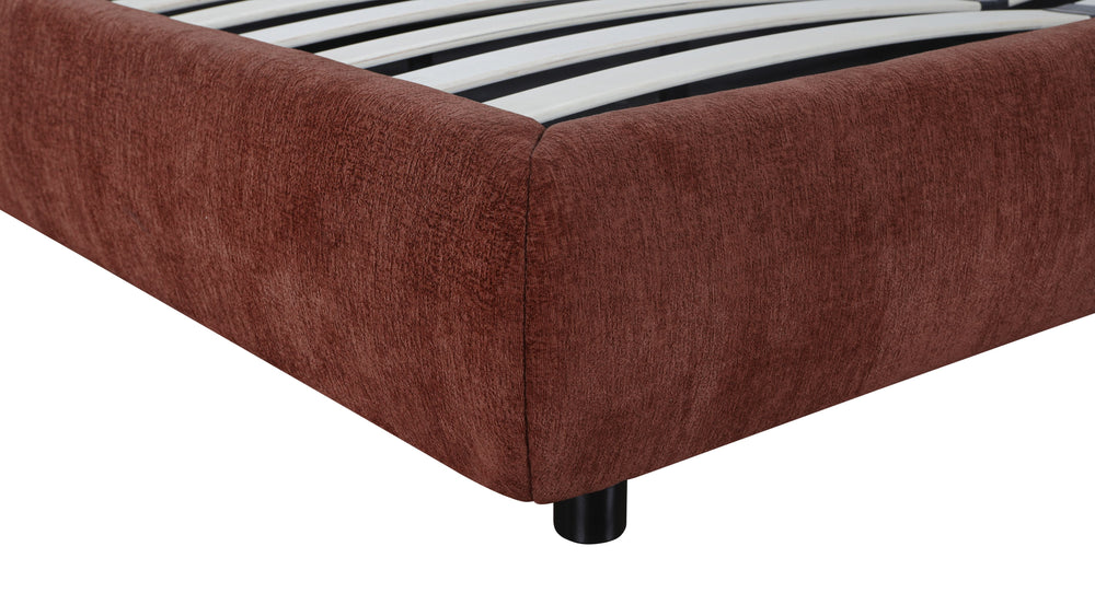 Cama con almacenamiento Dream, King, caramelo