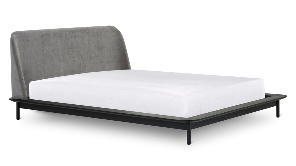 Cama Easy Edge, Queen, Roble Negro