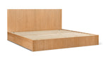 Cama Form con almacenamiento, Queen, roble blanco