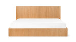 Cama Form con almacenamiento, Queen, roble blanco