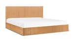 Cama con almacenamiento Form, King, roble blanco
