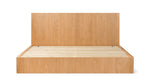 Cama con almacenamiento Form, King, roble blanco