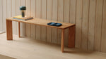 Banco Frame, 3 plazas, roble