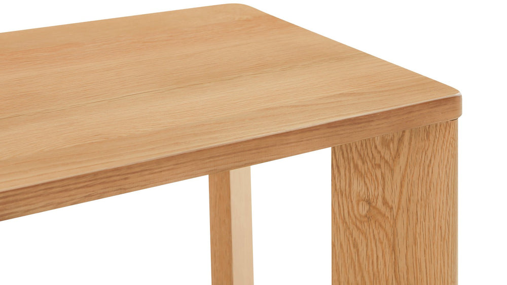 Banco Frame, 3 plazas, roble