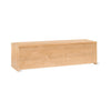 Banco de almacenamiento Everyday, grande, roble