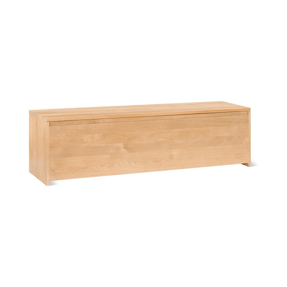 Banco de almacenamiento Everyday, grande, roble