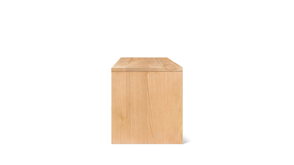 Banco de almacenamiento Everyday, grande, roble