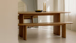 Union Bench, para 3 personas, roble blanco
