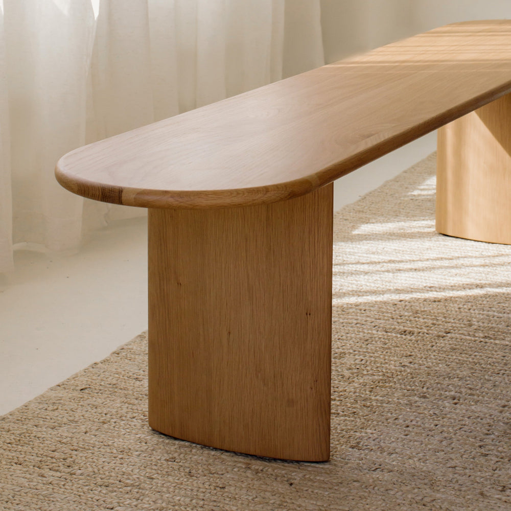 Union Bench, para 3 personas, roble blanco