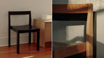 Silla de comedor Plane (Juego de dos), Roble negro