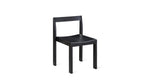 Silla de comedor Plane (Juego de dos), Roble negro