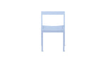 Silla de comedor Plane (juego de dos), Glaciar