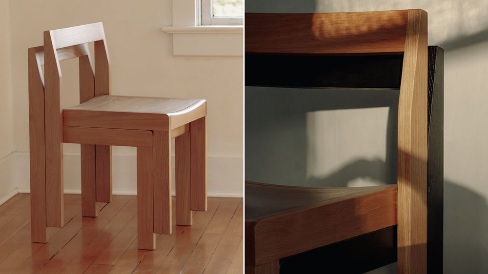 Silla de comedor Plane (juego de dos), roble
